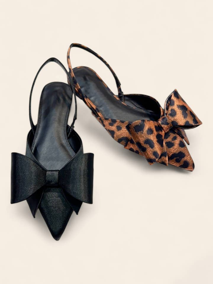 RATIONAL-22 SATIN BOW FLAT for wholesale by CCOCCI