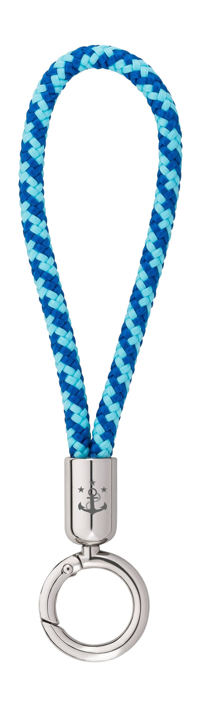 17;30 - Venta al por mayor Llavero - Unisex - Cordón Skipper (Ø 6 mm) S, azul viento fuerte/azul claro0