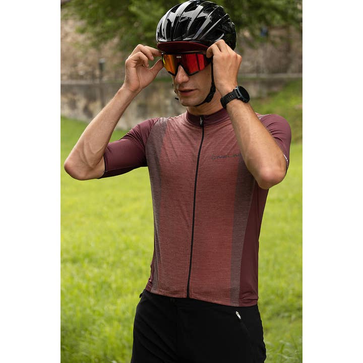 Maillot de ciclismo para hombre Nalini WOOL 2024 (Rojo) S-3XL para venta al por mayor de Apparel Now