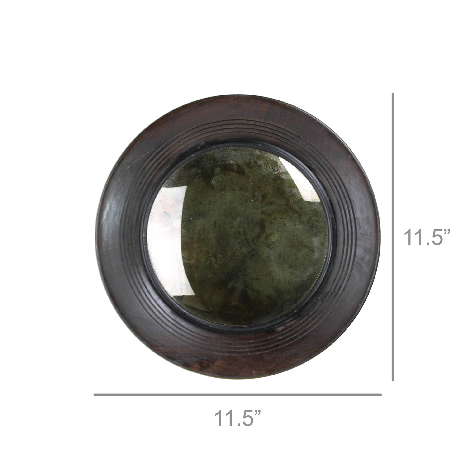 HomArt - Wholesale Wall Mirror - Dario Convex Mirror, Wood - Med1