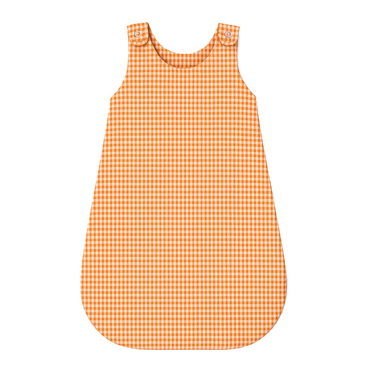 PAPATE – wholesale Sovsäck - Baby – Organisk bomulls sommarsovsäck med vichy-rutigt mönster0