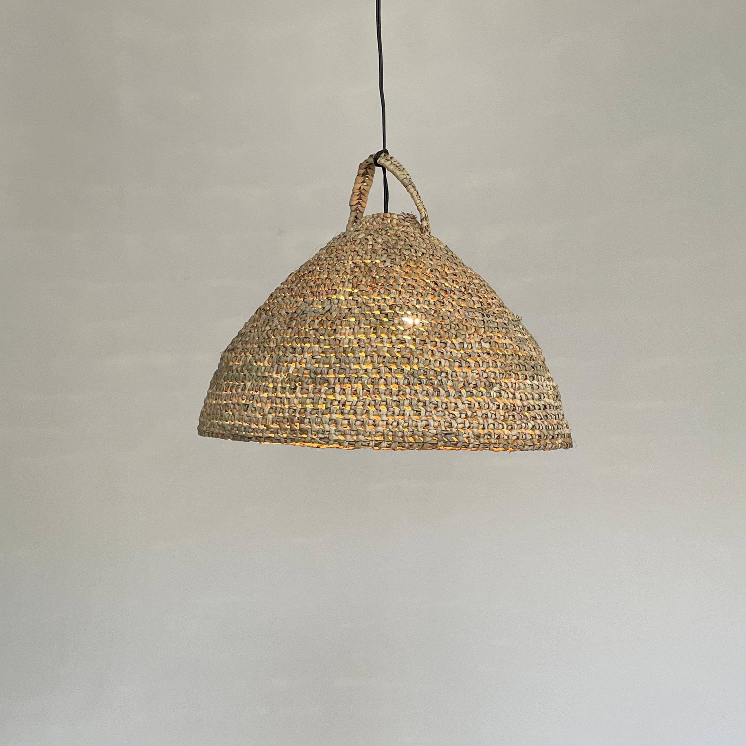 LeBazare - Vente Lustre/Suspension - Handwoven Wicker Dome Pendant – Natural & Timeless Design7