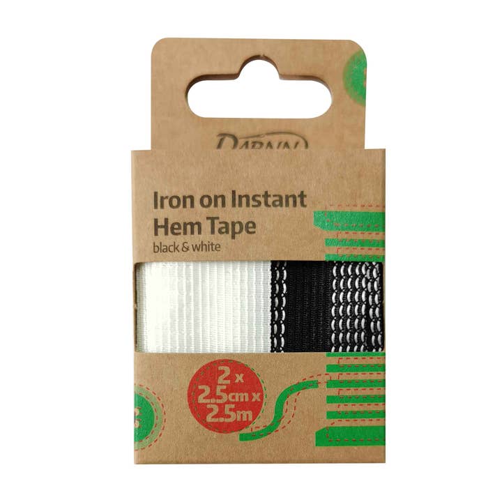 Cinta adhesiva instantánea para dobladillo Darnn, negra y blanca para venta al por mayor de Max-Link Solutions Ltd