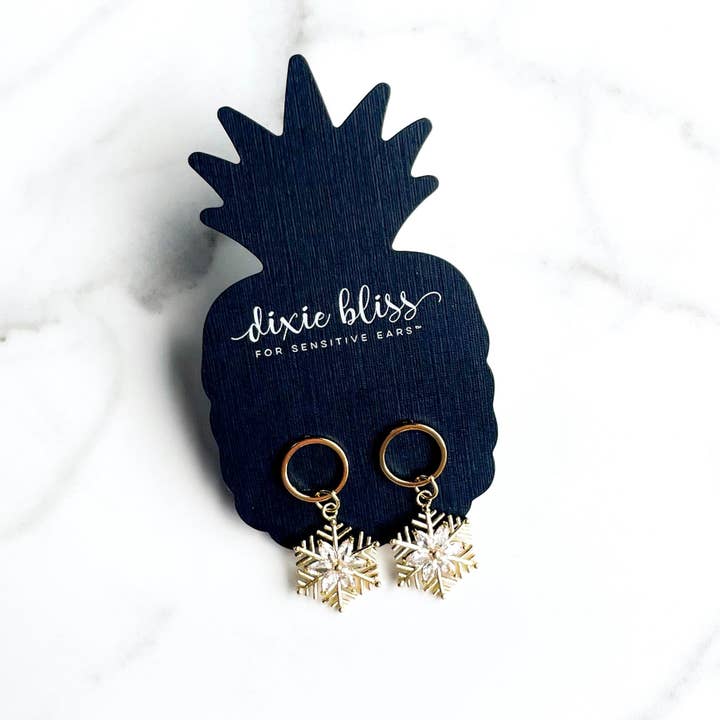 Dixie Bliss - Wholesale Dangle Earrings - Snowflake Halos1