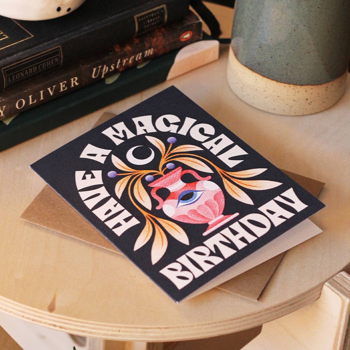 Julie Solvstrom Illustration - Wholesale Birthday Card - Magical Birthday Greeting Card | Moon Card | Magic2