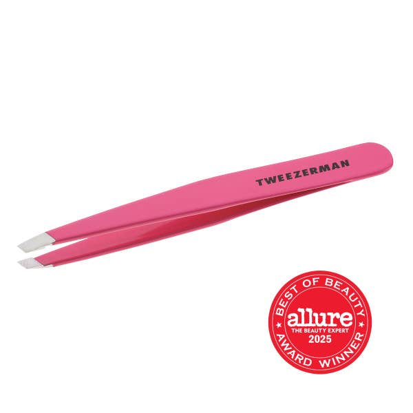 Slant Tweezer Pink for wholesale by Tweezerman