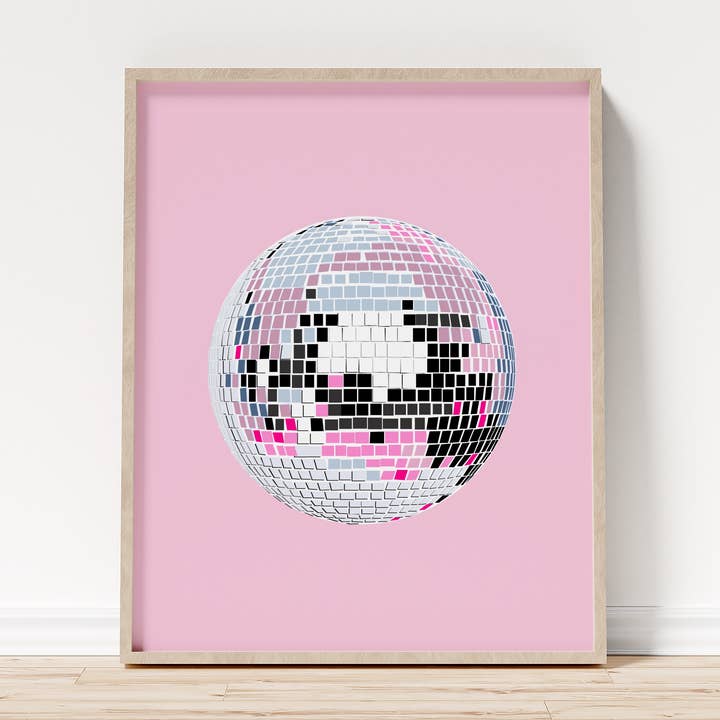 HoldThatPunch - Wholesale Art Print - Disco Ball Art Prints - 7 Color Options0