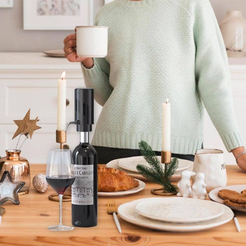 Kiyo Home - Wholesale Wine Aerator - Rechargeable Wine Aereator2