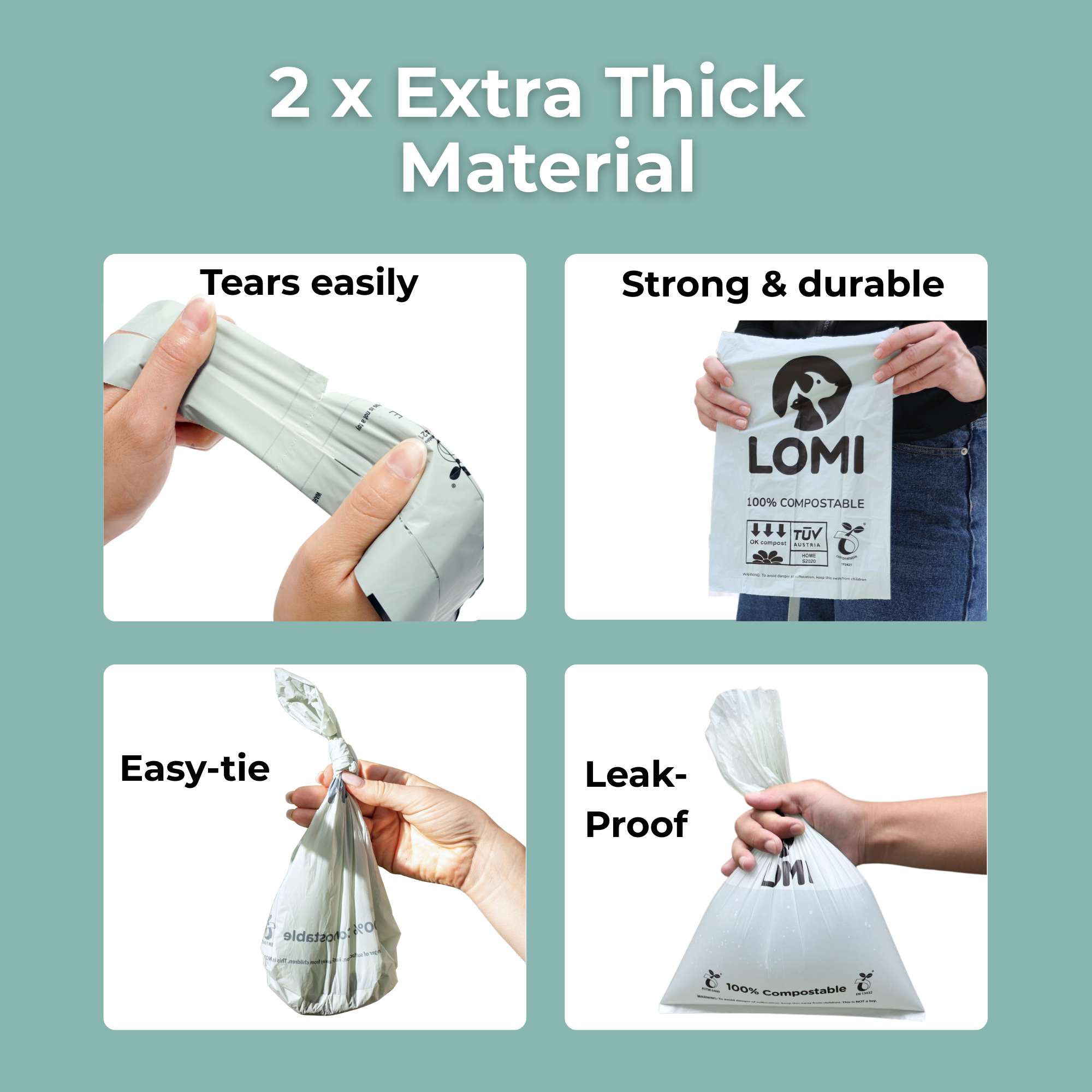 LOMI Pet Care - Wholesale Pet Poop Bag - 100% Compostable Poop Bags – Eco-Friendly16