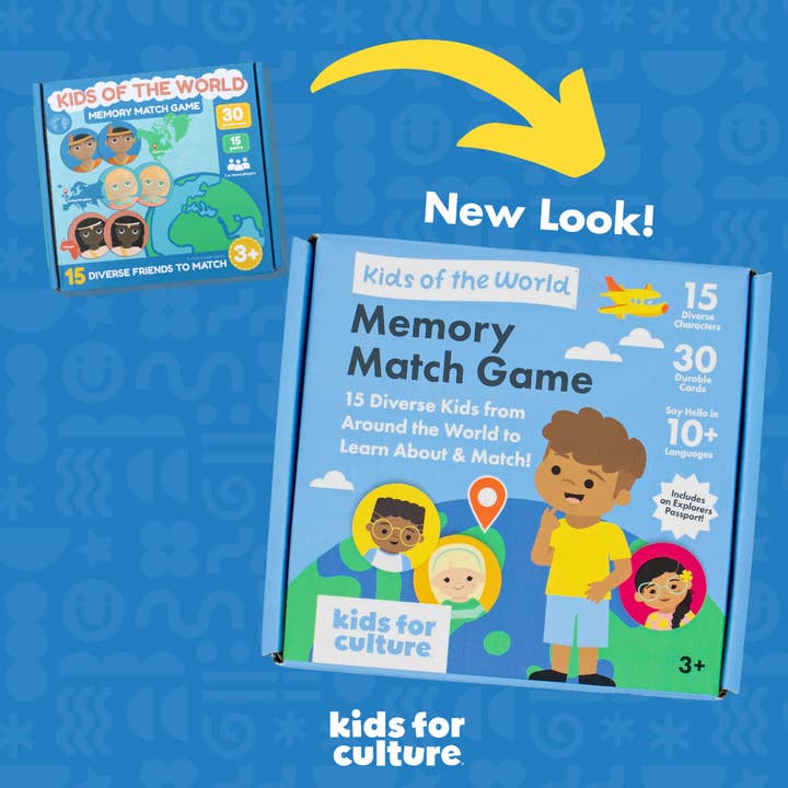 Kids For Culture – wholesale Brain game – Child – Kids of the World: Memory Match Game1