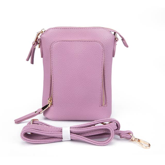 Pretty Persuasions - Wholesale Crossbody Bag - Women's - P25006 Zipper Front Small Crossbody Bag1