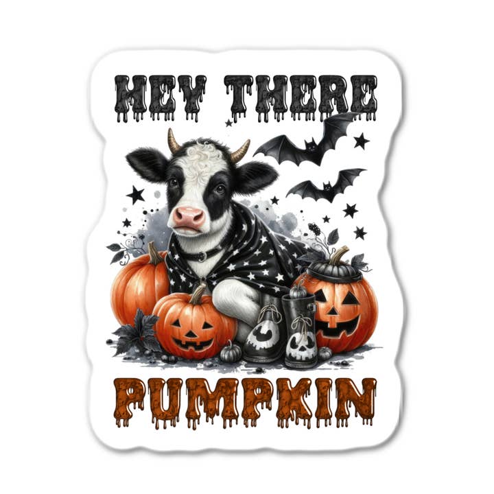 Stick-It Expressions - Wholesale Phone & Laptop Stickers - Hey There Pumpkin0