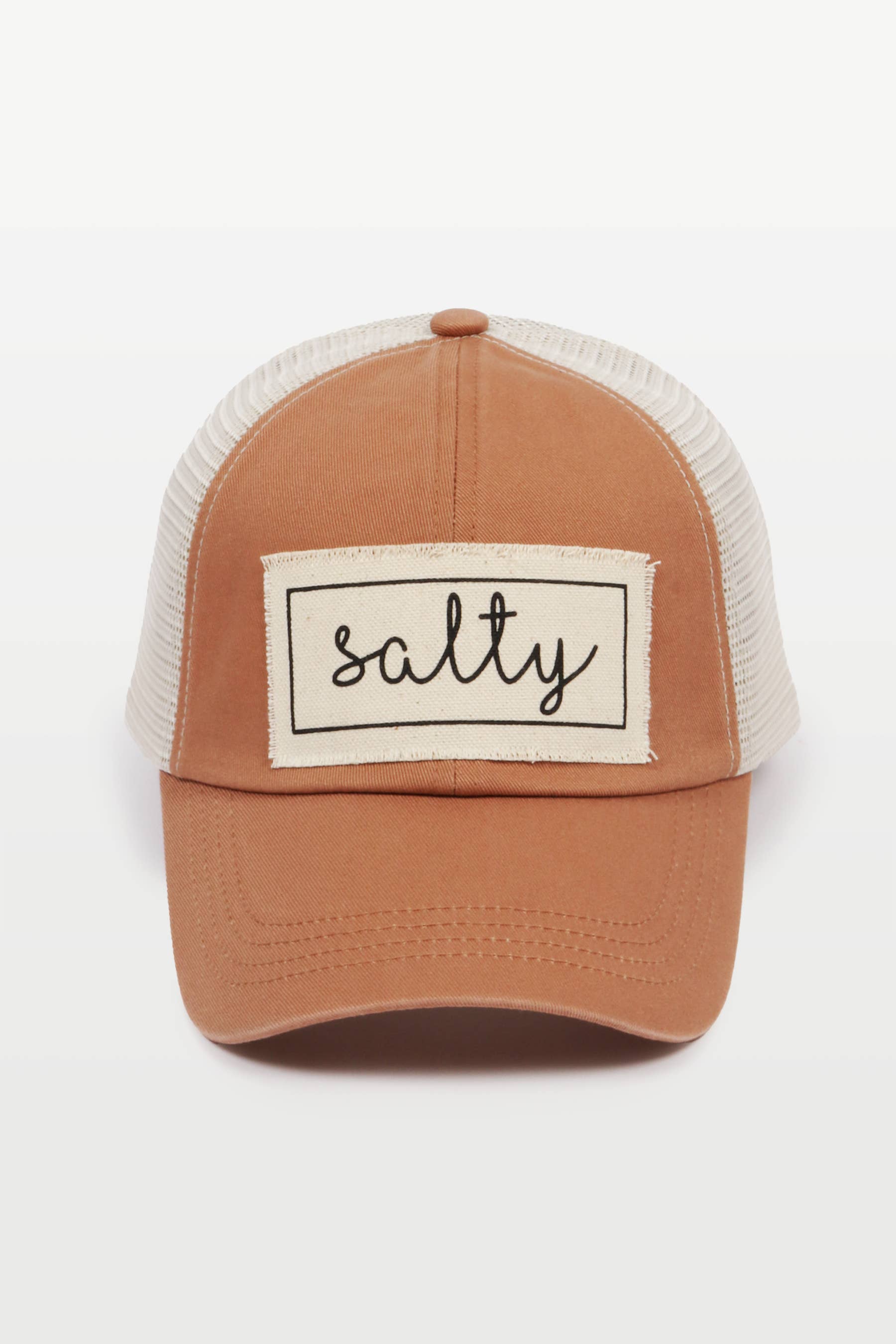 David And Young - Wholesale Baseball Cap - Women's - Salty Canvas Patch Mesh Back Baseball Cap13