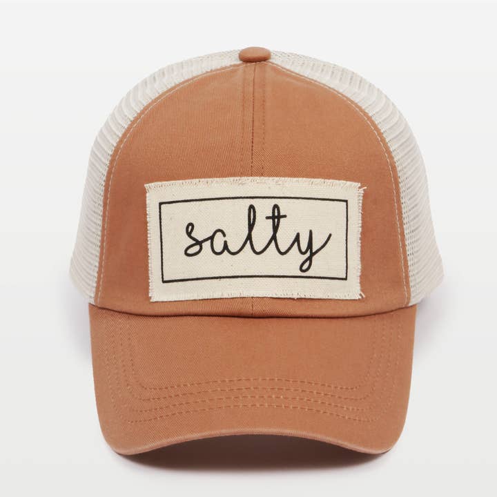 David And Young - Wholesale Baseball Cap - Women's - Salty Canvas Patch Mesh Back Baseball Cap13