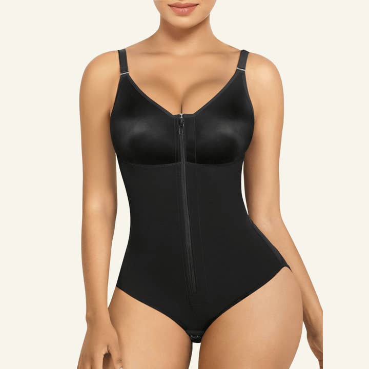 SHAPERX Sculpting Faja with Zip & Hook Closure for wholesale by ShaperX Shapewear