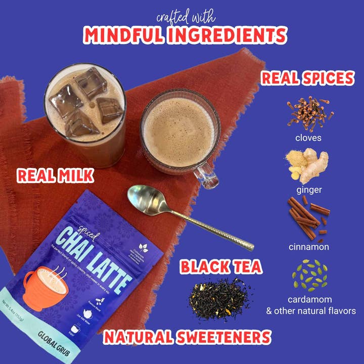 Global Grub - Wholesale Drink Mix - Spiced Chai Latte Mix2