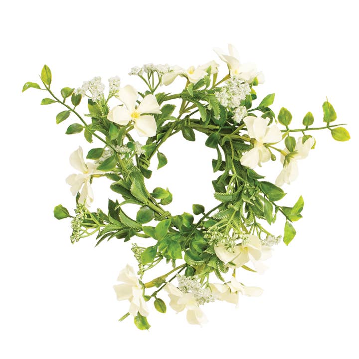Heavenly Blossoms kaarsring - 3,5" voor wholesale door Saybrook Lane