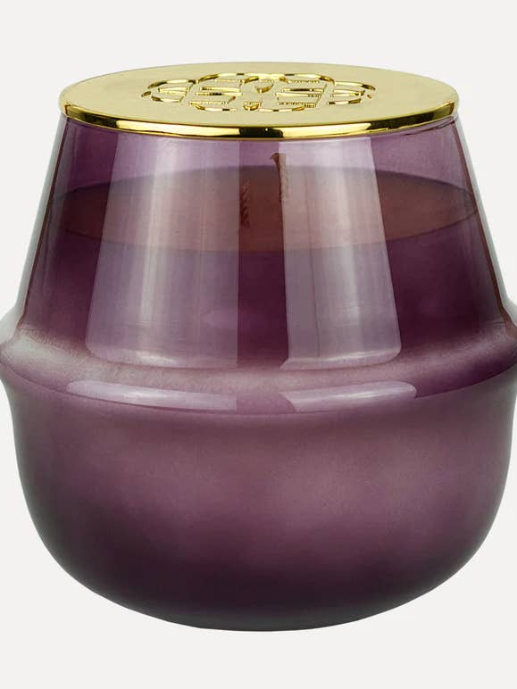 AURA PURE, Currant & Oakmoss - Maeve Glass Candle 18 oz for wholesale by Elum Designs Home