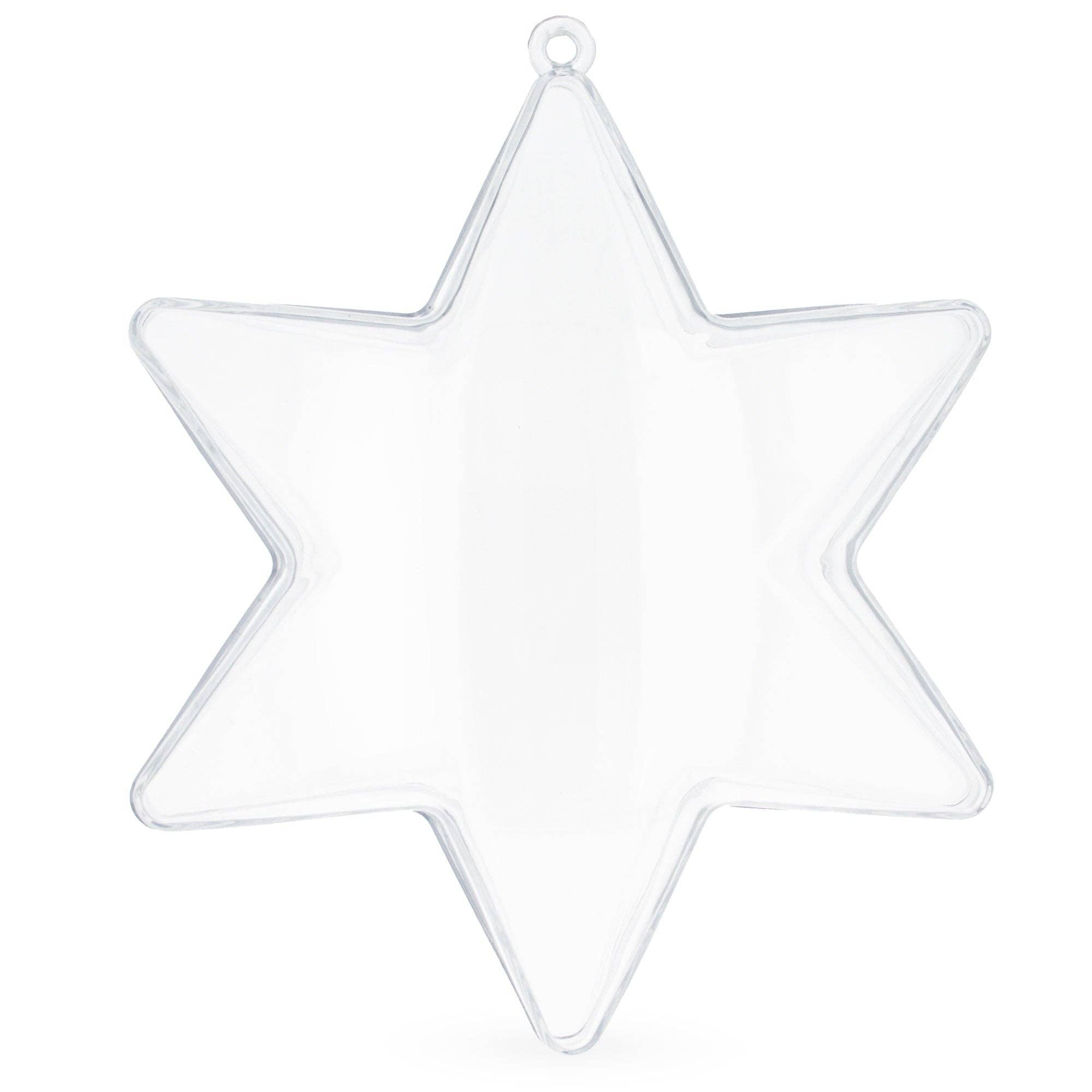 BestPysanky – wholesale Ornament – Set of 3 Clear Plastic Hexagon Ornaments2