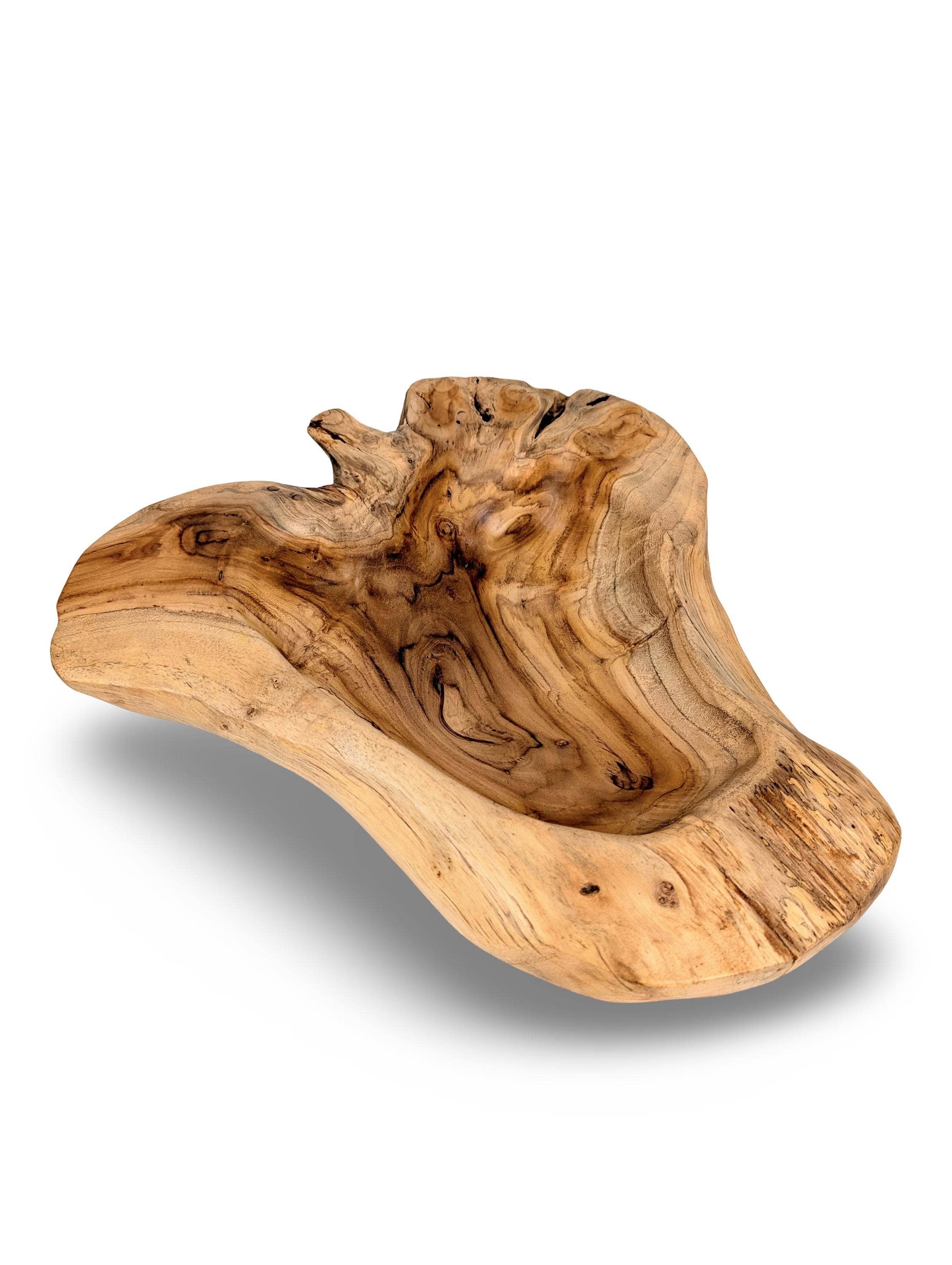 baligood - Wholesale Serve Bowl - Natural Edge Wood Bowl, Teakwood Bowl, Wooden Salad Bowl, Teak Serving Bowl, Natural Wood Bowl, Organic Wood Bowl, Wood 6