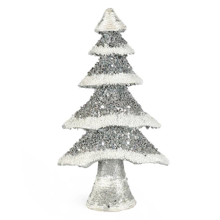 STP - Wholesale Christmas Decoration - 14.96" Silver Tree Christmas Decoration