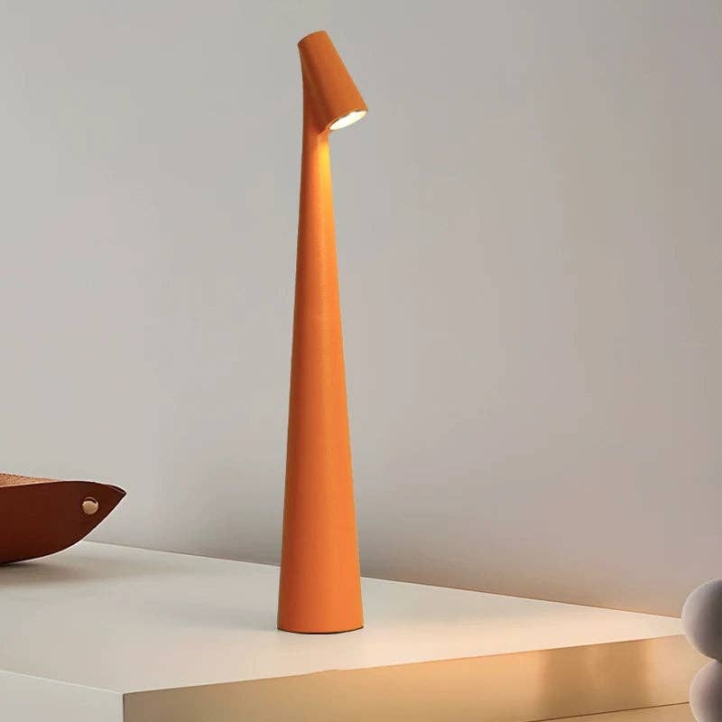 Kiyo Home - Vente Lampes d'appoint/de bureau - Lampe Cône Minimaliste | Lampe de Table LED Portable | Alimentée par USB0