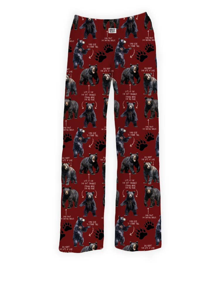 Bears All Over Pajama Lounge Pants for wholesale by BRIEF INSANITY
