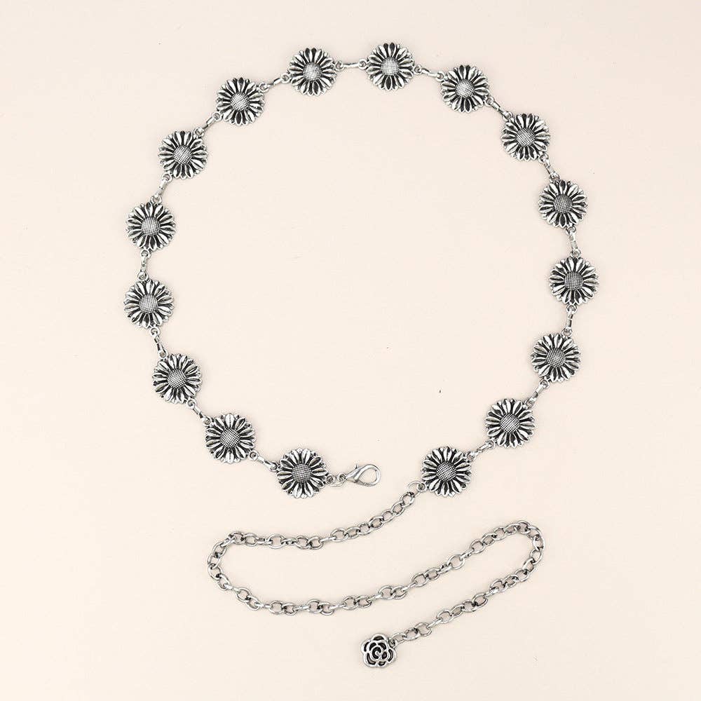 SALINA TRADING INC – Großhandel Gürtel – Damen – Metallkettengürtel mit Schmetterlings- und Herzdesign18