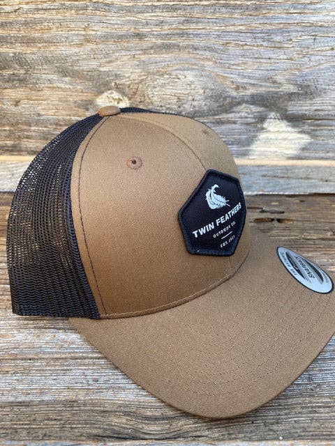 Patch Tecido Coyote Castanho/Preto por atacado de Twin Feathers Outdoor Co