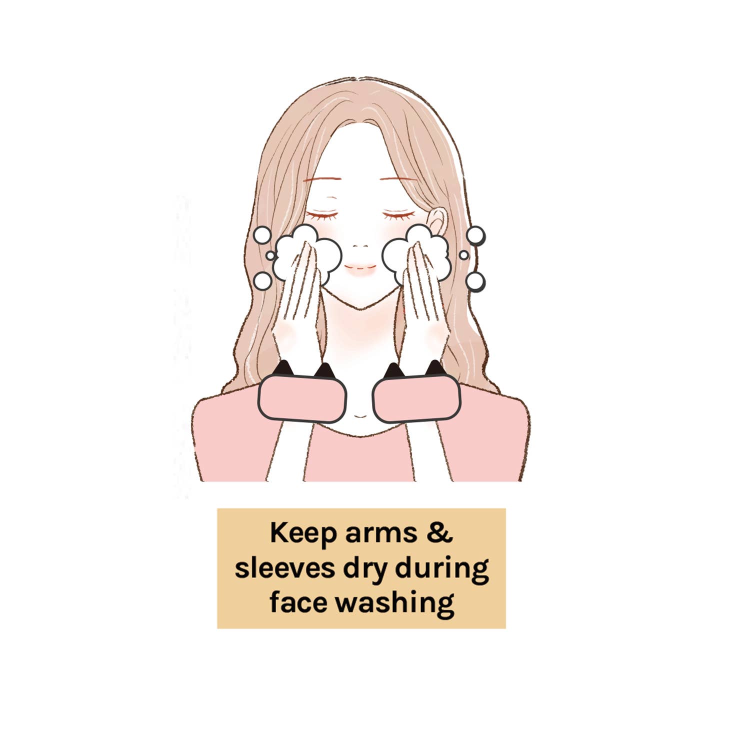 Lindo - Wholesale Wristband - Lindo No Drip Kitty Facewash Wristband3