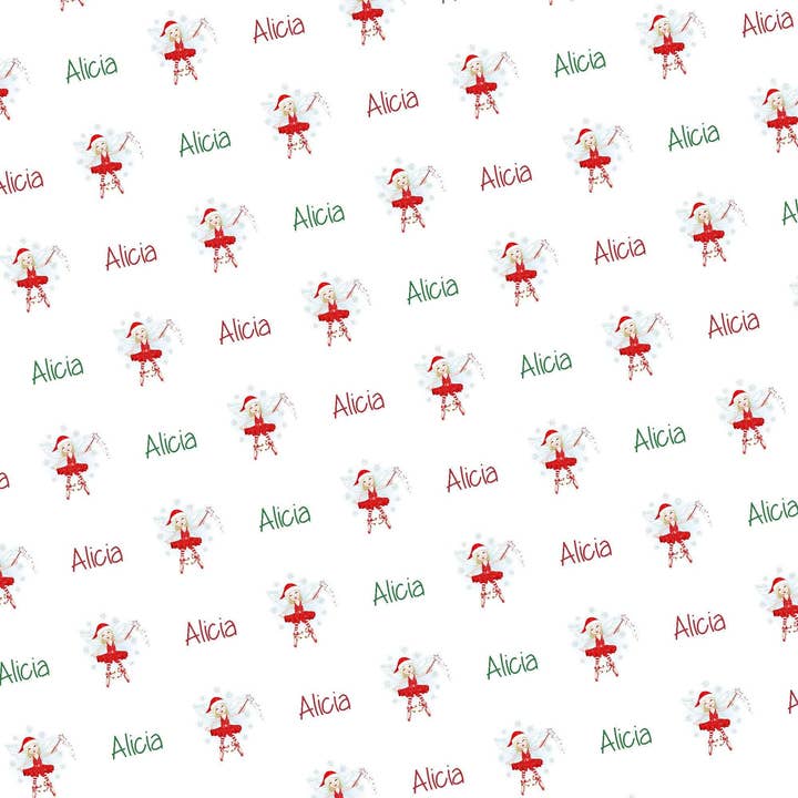 Personalized Christmas Fairy Christmas Tissue Paper for wholesale by Potter's Printing