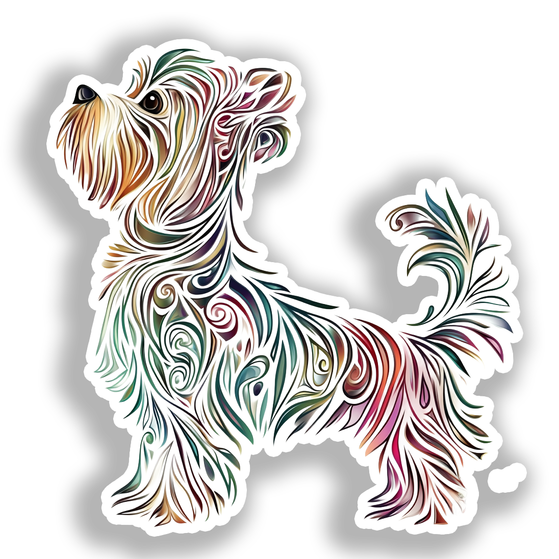 Yoonek Graphics - Wholesale Sticker - Yorkshire Terriër Hond Sticker # A0170750
