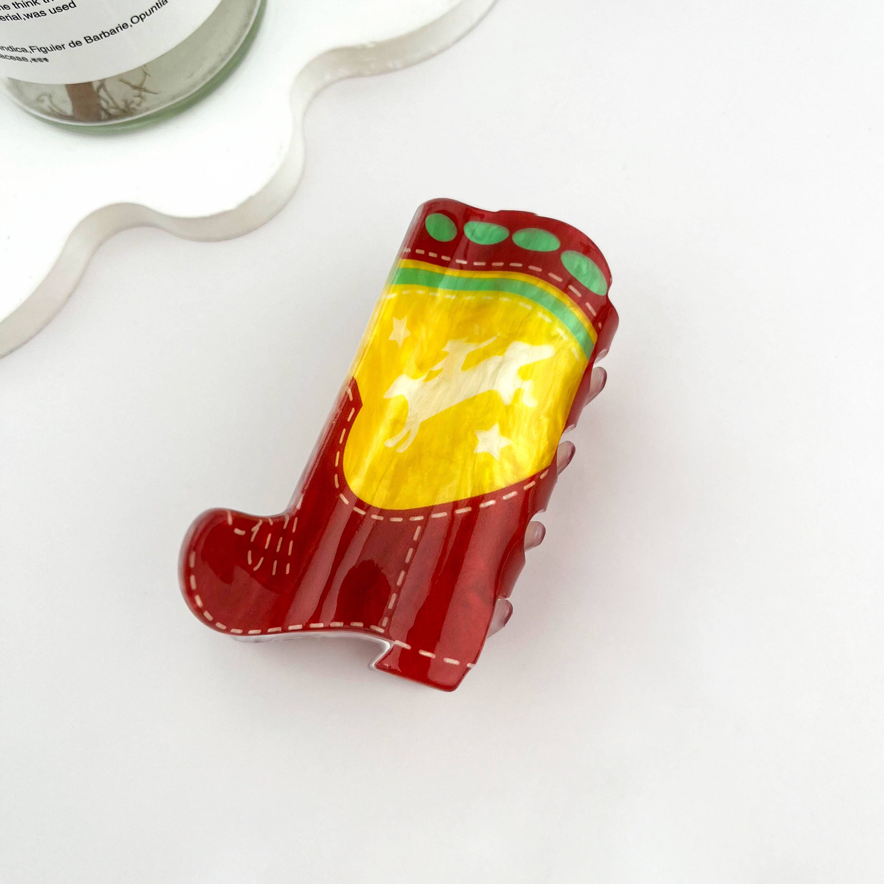 mildstyles - Wholesale Hair Clip - Women's - Cowboy Boots Acrylic Hair Claw Clip3
