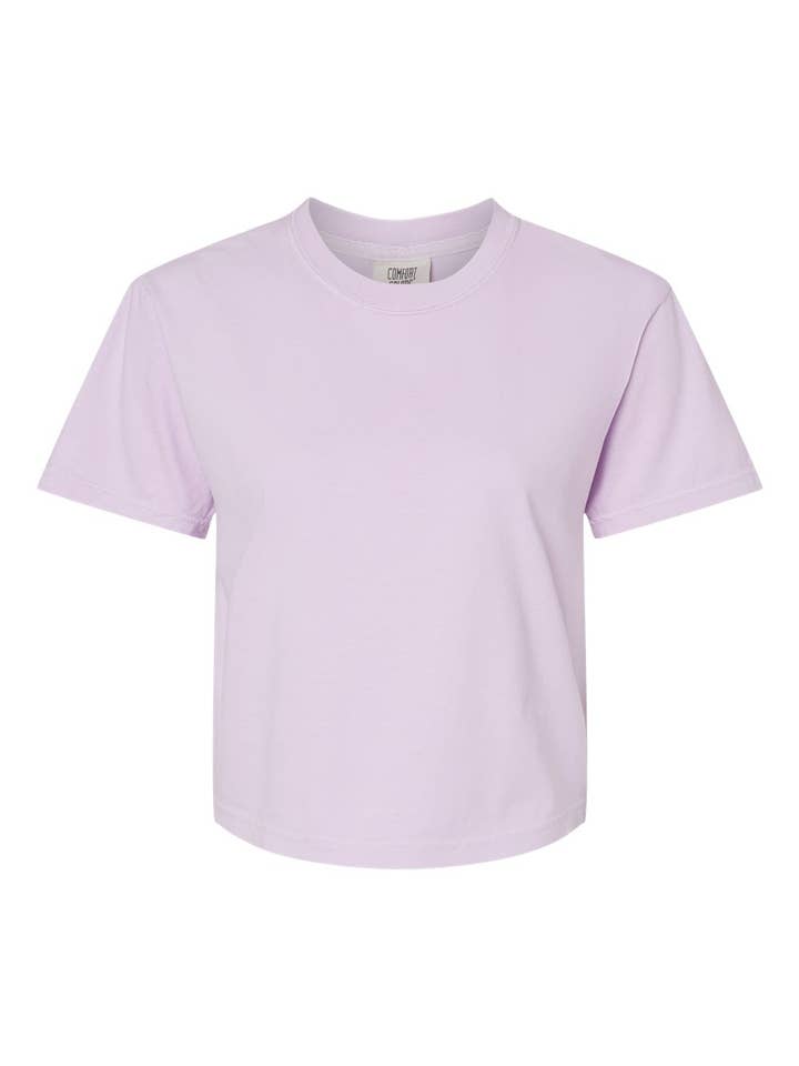 Total Apparel - Wholesale T-Shirt - Women's - Comfort Colors Ladies' Heavyweight Cropped T-Shirt | 3023CL5