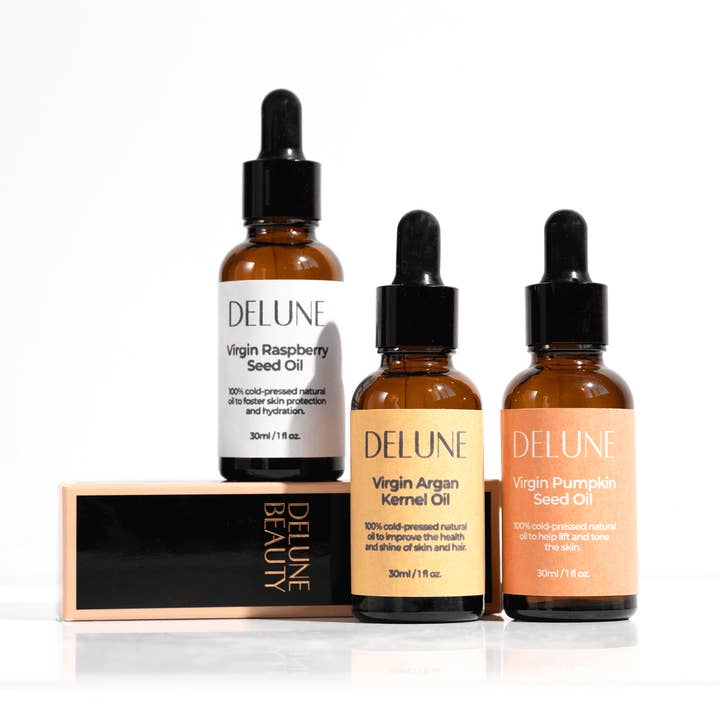 Delune – wholesale Facial oil – Virgin Raspberry Seed Oil5