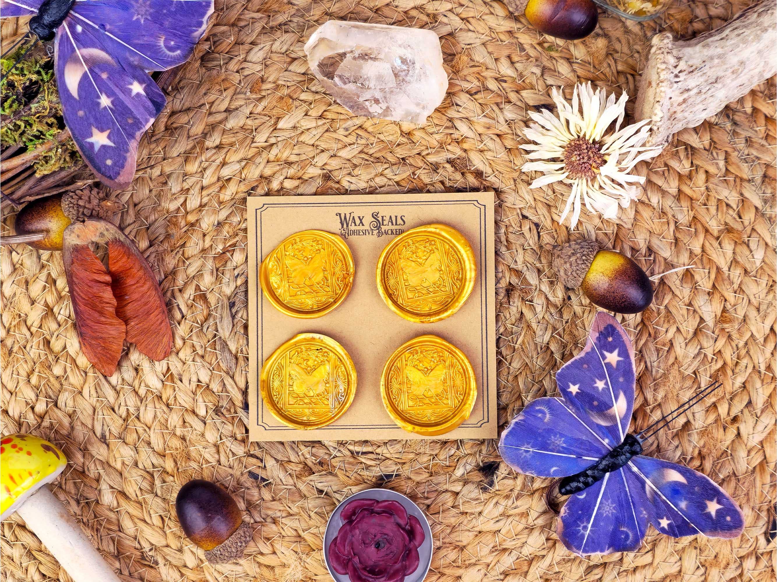 Wings of Fantasy - Wholesale Stationery/Notecard Set - Handmade Stationery Set | Wolpertinger and Butterfly Notepaper with Lined Envelopes and Wax Seals |Fantasy Writing Paper| Unique Gift4