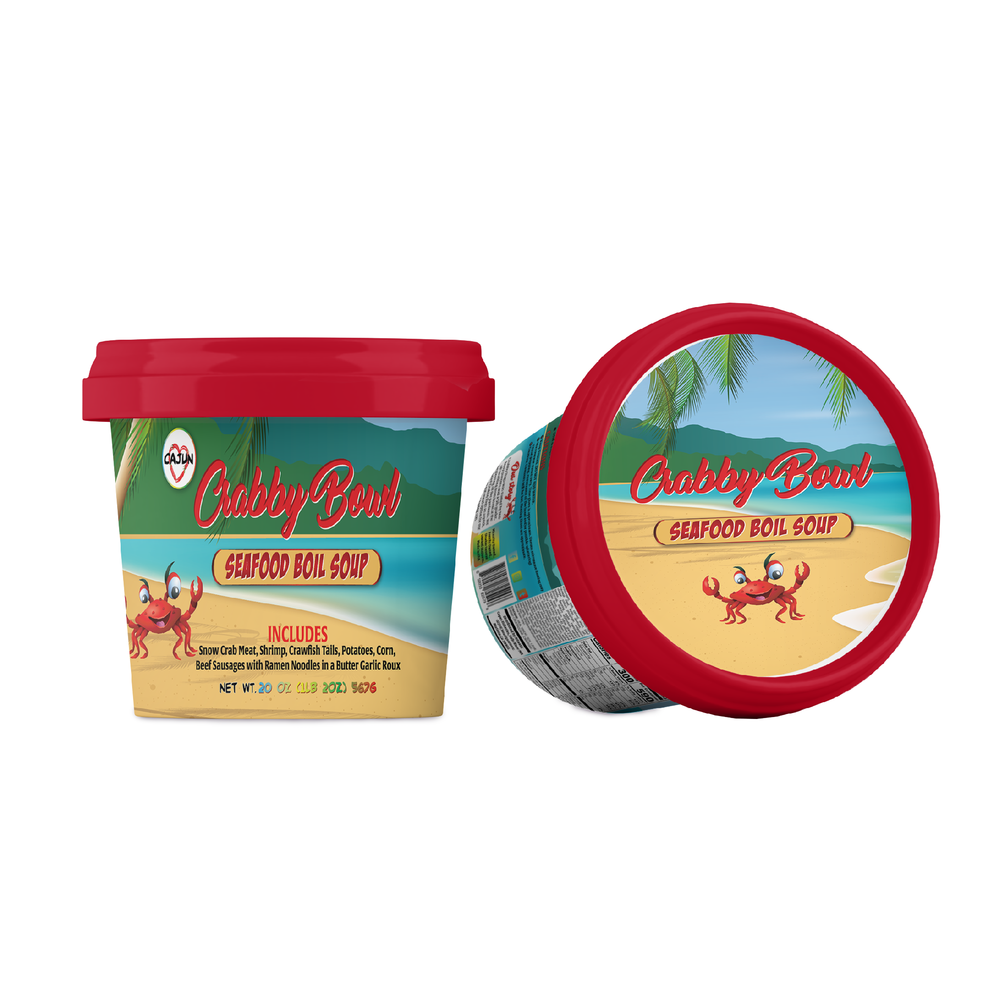 Crabby Bags Wholesale Shopping - Wholesale Soup - Seafood Boil Ramen Soup | Spicy Seafood Boil Soup - Crabby Bags Cajun Seafood Soup6