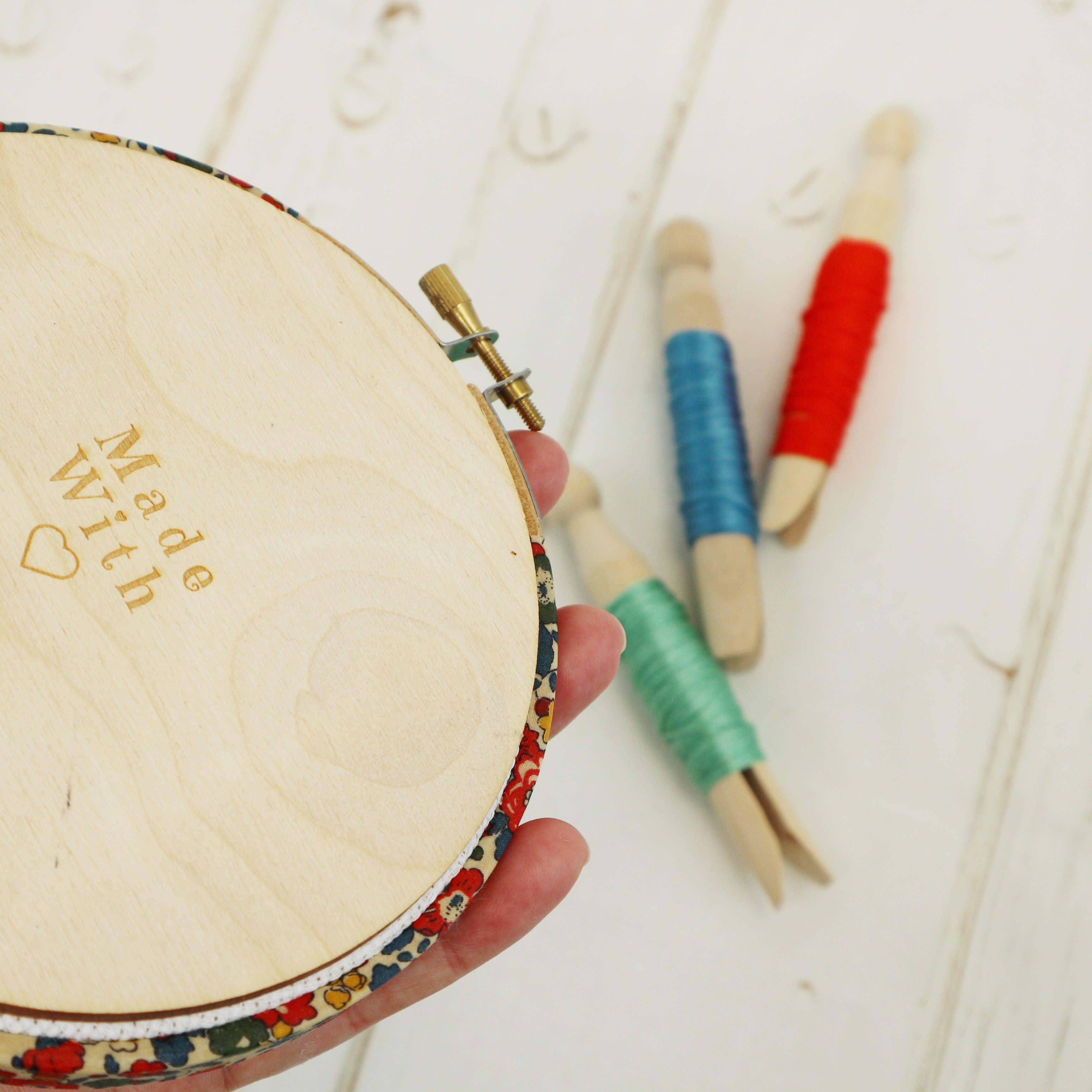 Stitchkits Crafts - Wholesale Embroidery/Cross Stitch Supplies - Floral Cross Stitch Kit Embroidery Hoop Kits. 4