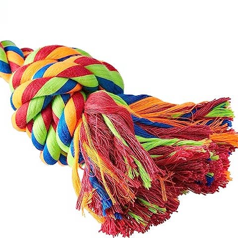 Croci S.p.A. - Wholesale Pet Rope Toy - Dog - Dog toy - 3 Double Knots - Crosses1
