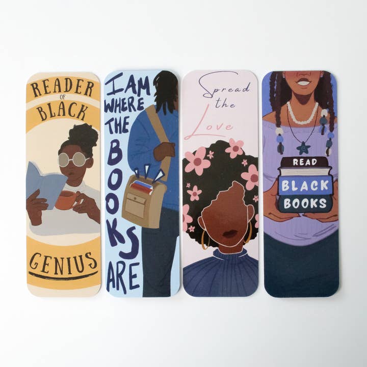 Bookmark- Bundle of Four Designs for wholesale by Foreign Friends
