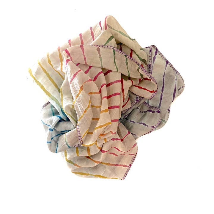2526 Cotton Silk Scarf for wholesale by Marigold Row