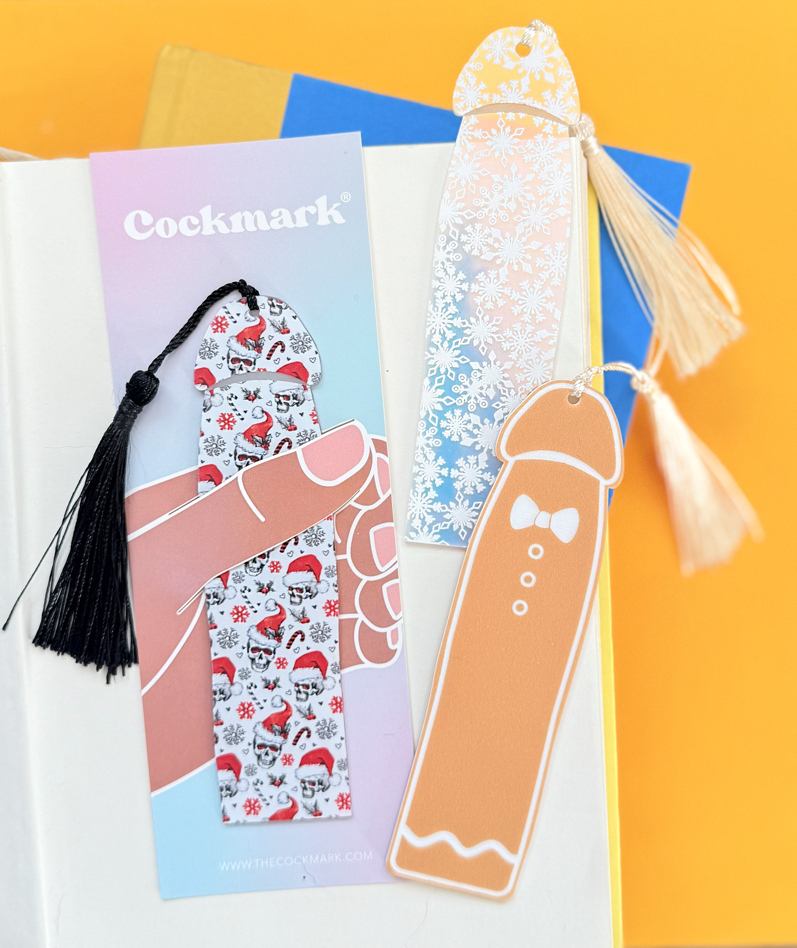 Cockmark - Wholesale Bookmark - Gothic Christmas Cockmark Bookmark2