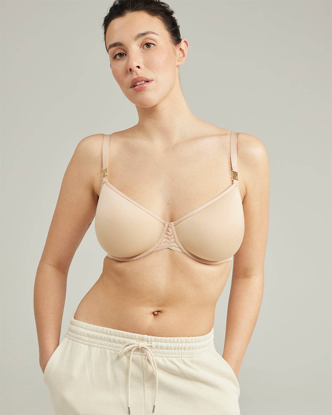 Nudea - Wholesale Bra - Women's - The Stretch Go To T-Shirt Bra - Bare 010