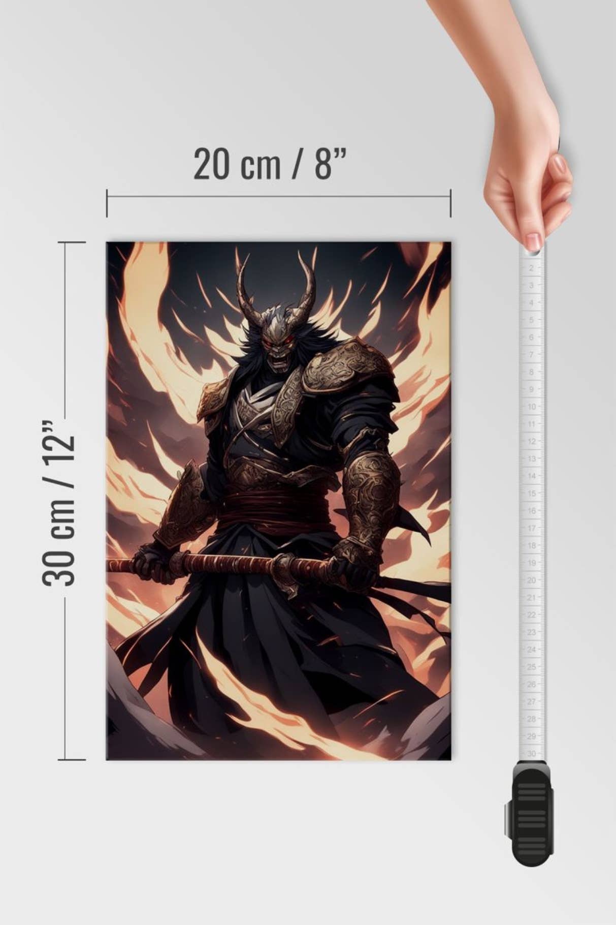 Femer - Wholesale Sign - Wooden Sign 20x30cm Japanese Combat Mentor of Xint3