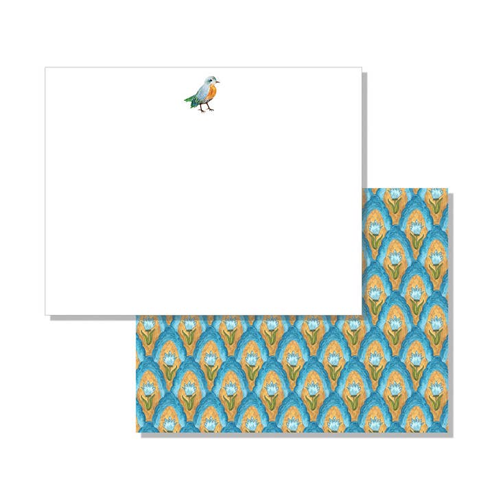 Autumn Bird Note Card Sets for wholesale by Tulip Design Company