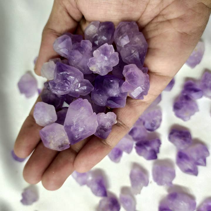 Soothing Crystals - Vente Pierre et cristal de spiritualité - 100g Points Naturels | Améthyste | Points de Cristal de Guérison3
