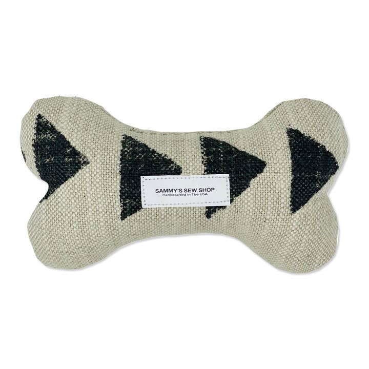 Nomadic Boho Dog Bone Squeaky Toy for wholesale by Cuddl
