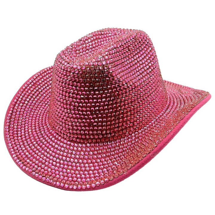 Diacly - Wholesale Cowboy Hat - Women's - Full Rhinestone Covered Cowboy Cowgirl Hat