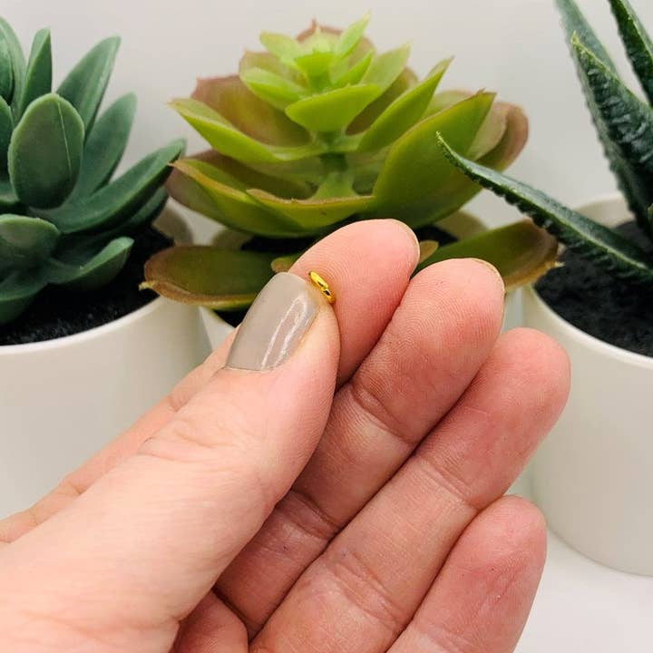 Guerrilla Charm - Vente Matériels de bricolage - Anneaux ouverts plaqués or, 5 mm, 18 g2