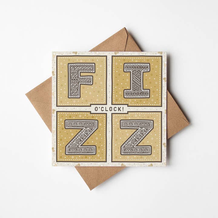 Jess A Little Creative - Wholesale Congratulations Card - Fizz O'Clock Prosecco Congratulations Card
